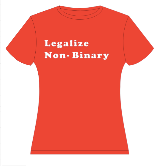 Legalize Non-Binary Shirt - Charrs Crafts