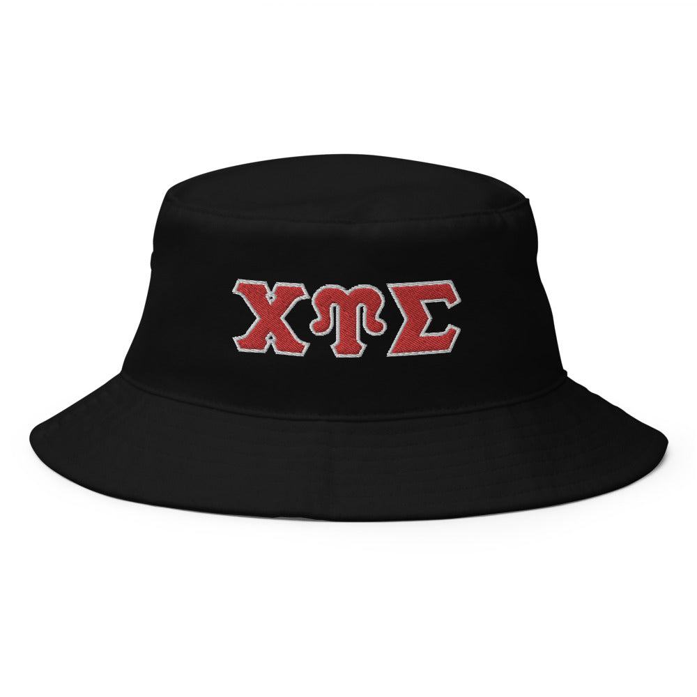 Chi Upsilon Sigma Embroidered Bucket Hat