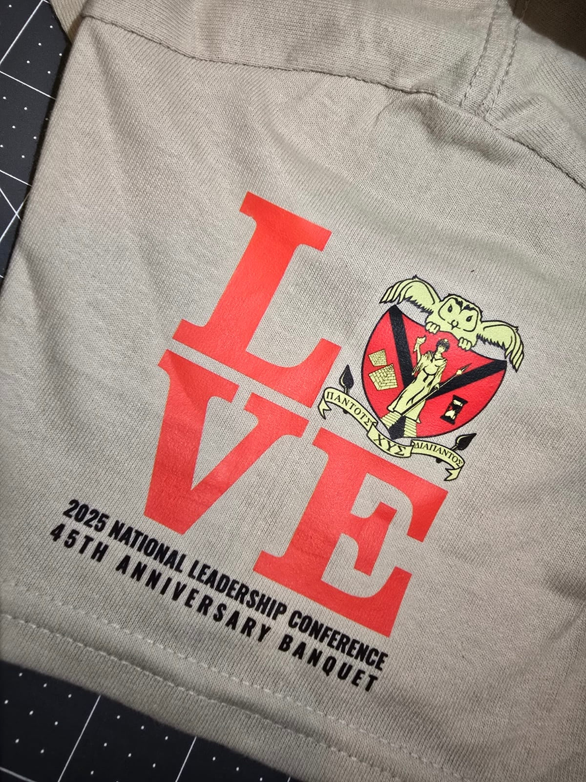 Chi Upsilon Sigma "45th Anniversary Edition" Shirt- Embroidered