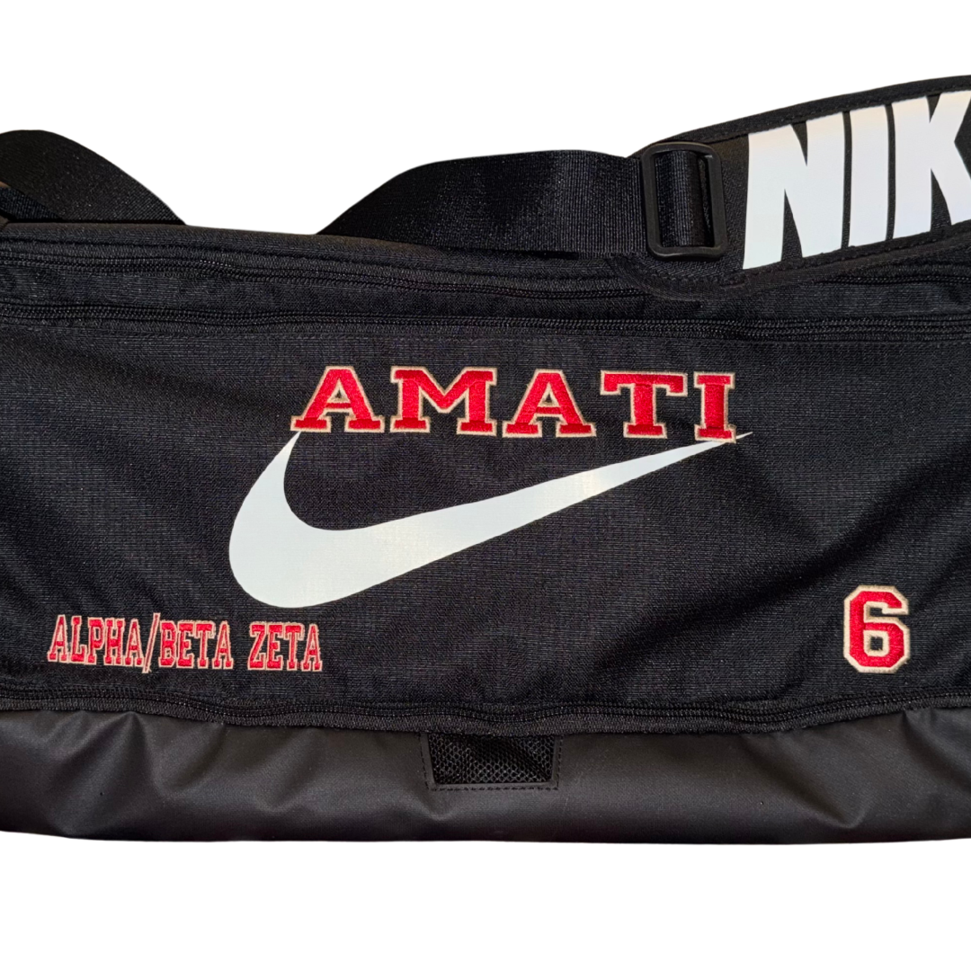 Custom Nike Duffel - Embroidery