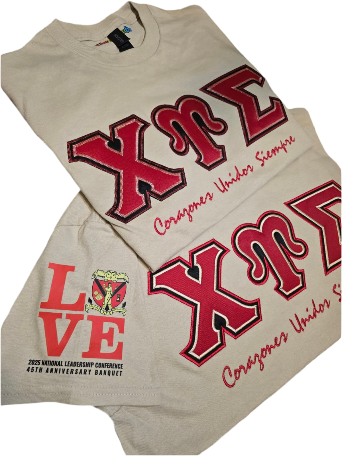 Chi Upsilon Sigma "45th Anniversary Edition" Shirt- Embroidered