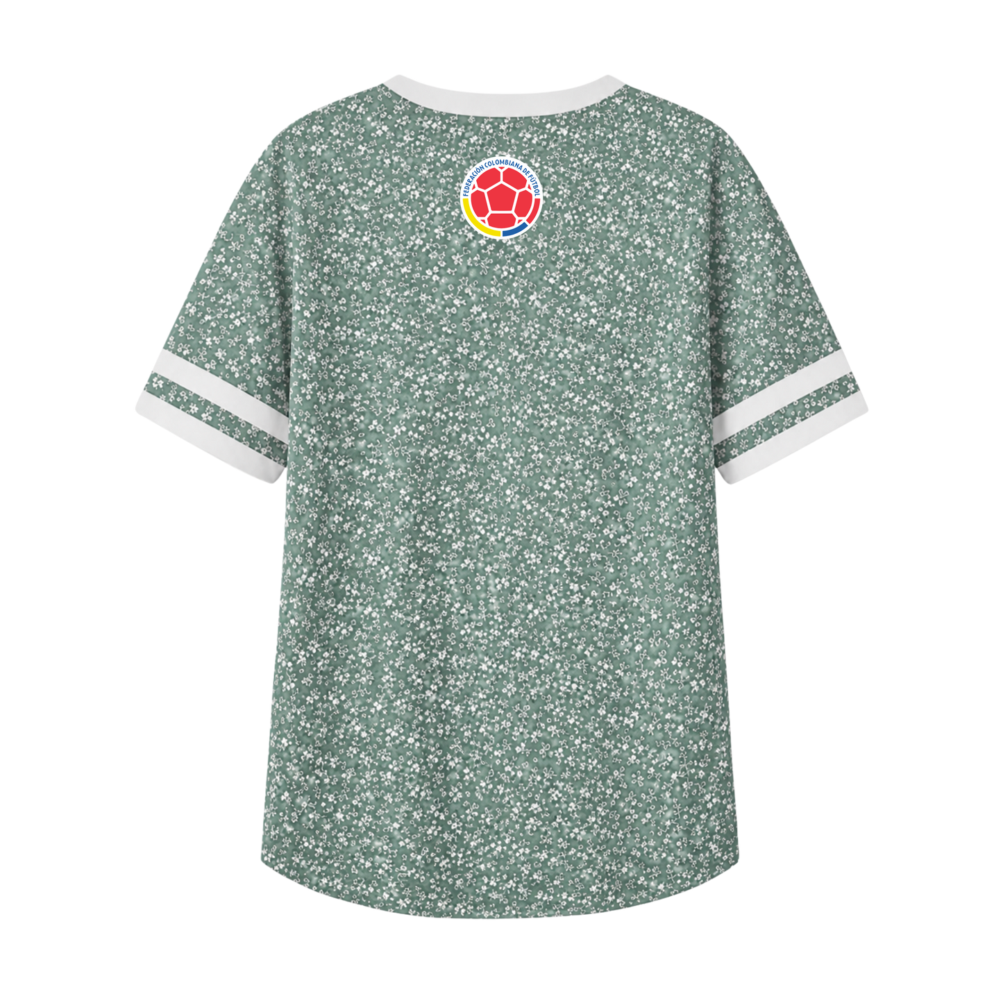 Colombia Floral V-Neck Jersey