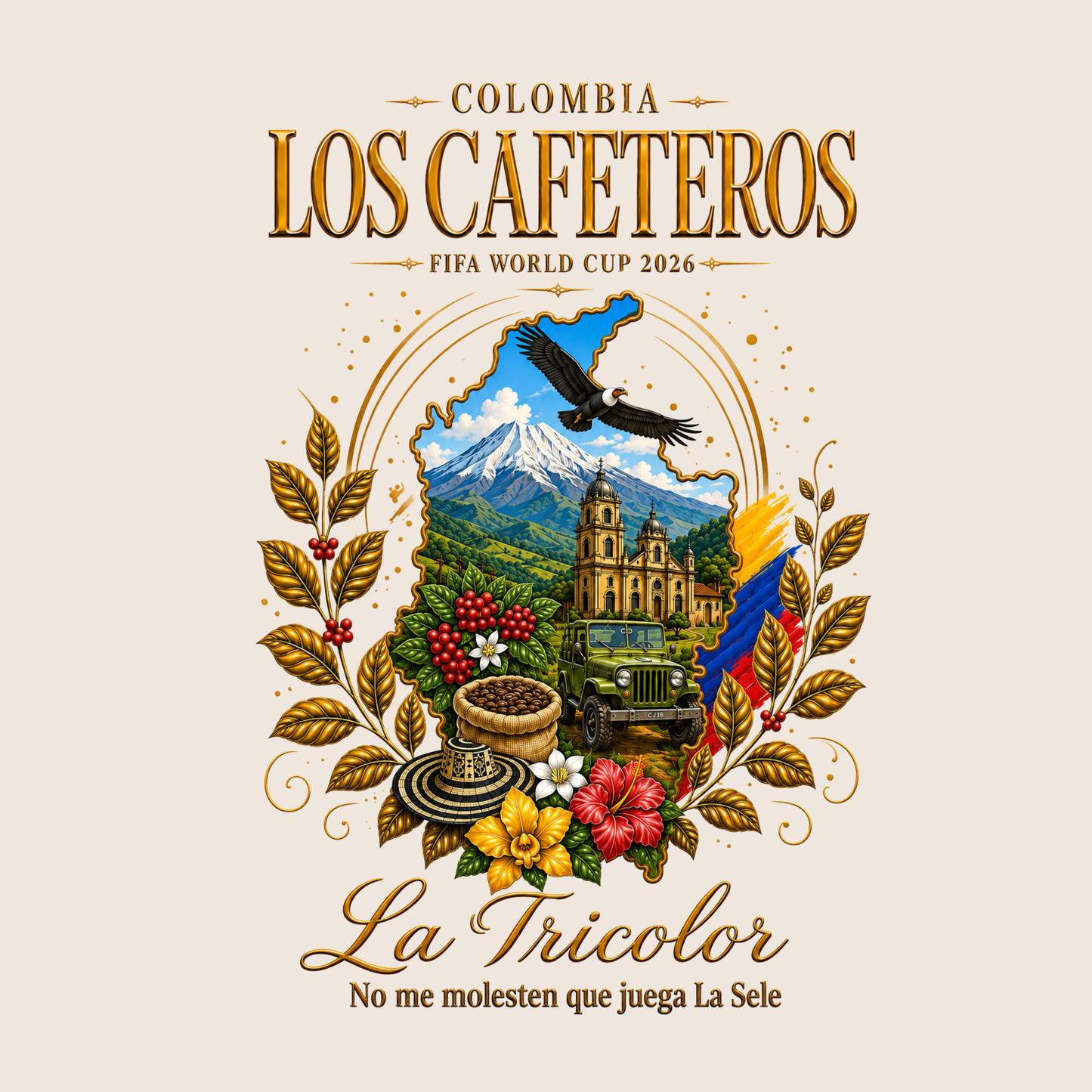 Colombia Los Cafeteros La Tricolor Shirt