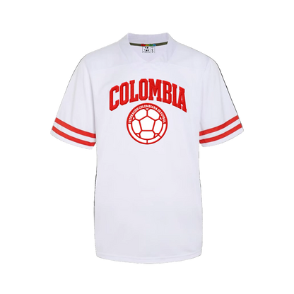Colombia White & Red Collegiate Jersey