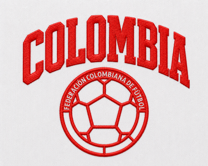 Colombia White & Red Collegiate Jersey