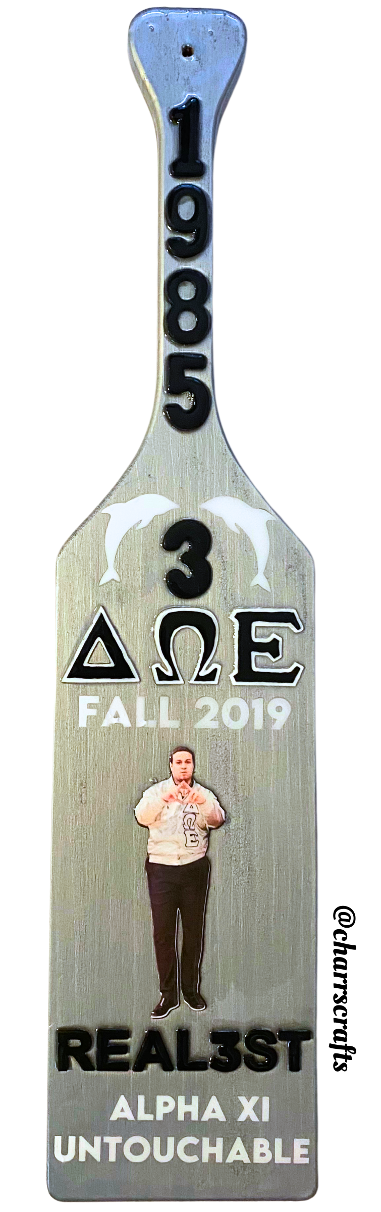 Delta Omega Epsilon " Untouchable Portrait" Paddle
